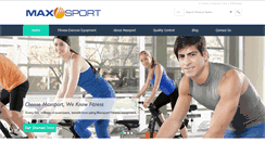 Desktop Screenshot of maxsport.biz